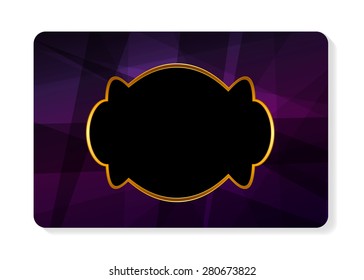 Members, Gift  Card Template Vector Illustration EPS10