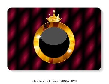 Members, Gift  Card Template Vector Illustration EPS10
