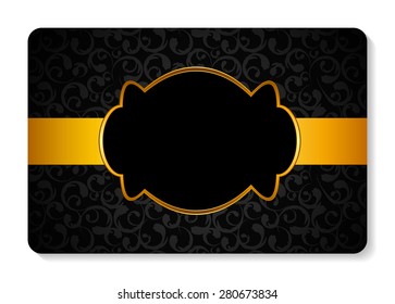 Members, Gift  Card Template Vector Illustration EPS10