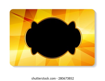 Members, Gift  Card Template Vector Illustration EPS10