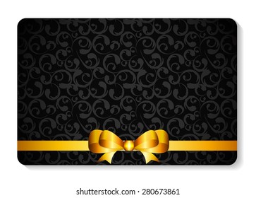 Members, Gift  Card Template Vector Illustration EPS10
