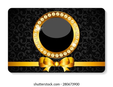 Members, Gift  Card Template Vector Illustration EPS10