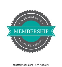 Membership Badge Tag For Shop Industry Design