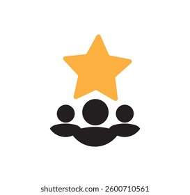 membership icon  in black and white	