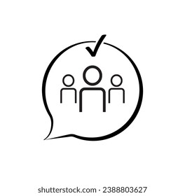 membership icon on white background