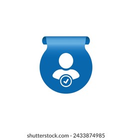 membership icon on white background
