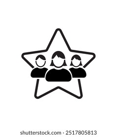 membership icon on white background