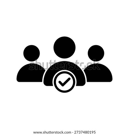 Membership icon on white background. Vector Illustration