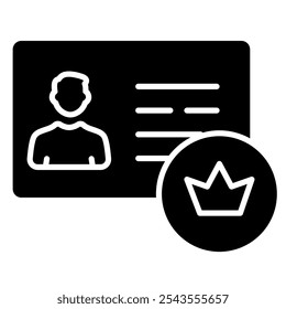 Membership Icon, Subscription, Member Card