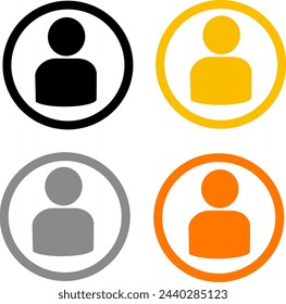 Membership icons. Gold, silver and bronze in color. Replaceable vector design.