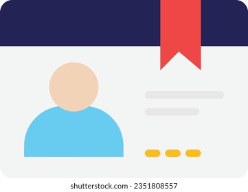 membership Vector Flat Icon Illustration