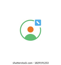 plantilla de diseño de icono de vector de pertenencia
