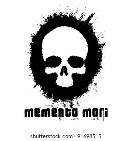 Memento Mori Skull Stock Vector (Royalty Free) 91698515 | Shutterstock