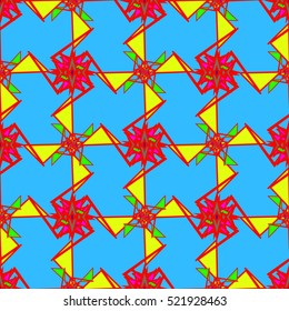 Memfis modern style texture. Futuristic abstract backdrop. Geometric seamless ornament. Repeating decoration print. Seamless primitive geometric pattern. Trendy hipster background.