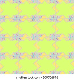 Memfis modern stylish texture. Futuristic abstract texture for backdrop. Geometric seamless ornament. Repeating decoration print. Seamless primitive geometric pattern. Trendy hipster seamless pattern.