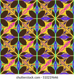Memfis modern stylish texture. Futuristic abstract texture for backdrop. Geometric seamless ornament. Repeating decoration print. Seamless primitive geometric pattern. Trendy hipster seamless pattern.