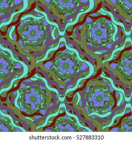 Memfis modern stylish texture. Futuristic abstract texture for backdrop. Geometric seamless ornament. Repeating decoration print. Seamless primitive geometric pattern. Trendy hipster seamless pattern.