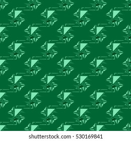 Memfis modern stylish texture. Futuristic abstract texture for backdrop. Geometric seamless ornament. Repeating decoration print. Seamless primitive geometric pattern. Trendy hipster seamless pattern.