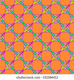 Memfis modern stylish texture. Futuristic abstract texture for backdrop. Geometric seamless ornament. Repeating decoration print. Seamless primitive geometric pattern. Trendy hipster seamless pattern.
