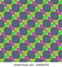 Memfis modern stylish texture. Futuristic abstract texture for backdrop. Geometric seamless ornament. Repeating decoration print. Seamless primitive geometric pattern. Trendy hipster seamless pattern.