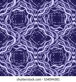 Memfis modern stylish texture. Futuristic abstract texture for backdrop. Geometric seamless ornament. Repeating decoration print. Seamless primitive geometric pattern. Trendy hipster seamless pattern.