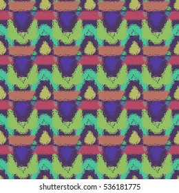 Memfis modern stylish texture. Futuristic abstract texture for backdrop. Geometric seamless ornament. Repeating decoration print. Seamless primitive geometric pattern. Trendy hipster seamless pattern.
