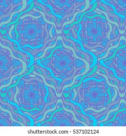 Memfis modern stylish texture. Futuristic abstract texture for backdrop. Geometric seamless ornament. Repeating decoration print. Seamless primitive geometric pattern. Trendy hipster seamless pattern.