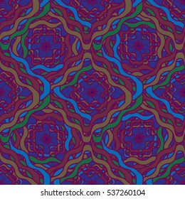 Memfis modern stylish texture. Futuristic abstract texture for backdrop. Geometric seamless ornament. Repeating decoration print. Seamless primitive geometric pattern. Trendy hipster seamless pattern.