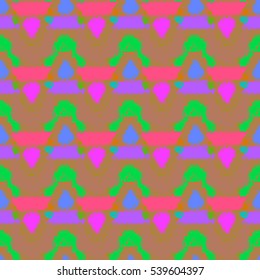 Memfis modern stylish texture. Futuristic abstract texture for backdrop. Geometric seamless ornament. Repeating decoration print. Seamless primitive geometric pattern. Trendy hipster seamless pattern.