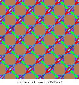 Memfis style abstract backdrop. Geometric seamless pattern. Repeating decoration print. Seamless primitive geometric background.
