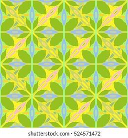 Memfis style abstract backdrop. Geometric seamless pattern. Repeating decoration print. Seamless primitive geometric background.