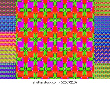 Memfis style abstract backdrop. Geometric seamless pattern. Repeating decoration print. Seamless primitive geometric background.