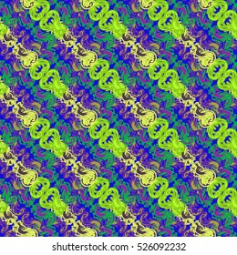 Memfis style abstract backdrop. Geometric seamless pattern. Repeating decoration print. Seamless primitive geometric background.