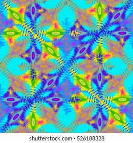 Memfis style abstract backdrop. Geometric seamless pattern. Repeating decoration print. Seamless primitive geometric background.