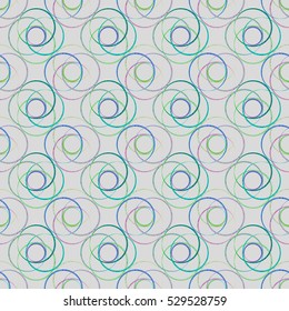 Memfis style abstract backdrop. Geometric seamless pattern. Repeating decoration print. Seamless primitive geometric background.