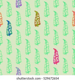 Memfis style abstract backdrop. Geometric seamless pattern. Repeating decoration print. Seamless primitive geometric background.