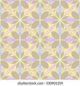Memfis style abstract backdrop. Geometric seamless pattern. Repeating decoration print. Seamless primitive geometric background.