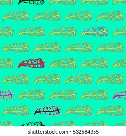 Memfis style abstract backdrop. Geometric seamless pattern. Repeating decoration print. Seamless primitive geometric background.