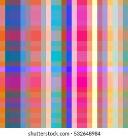 Memfis style abstract backdrop. Geometric seamless pattern. Repeating decoration print. Seamless primitive geometric background.