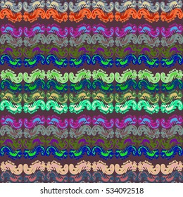 Memfis style abstract backdrop. Geometric seamless pattern. Repeating decoration print. Seamless primitive geometric background.