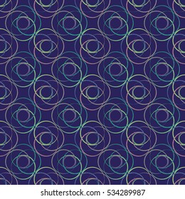 Memfis style abstract backdrop. Geometric seamless pattern. Repeating decoration print. Seamless primitive geometric background.