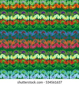 Memfis style abstract backdrop. Geometric seamless pattern. Repeating decoration print. Seamless primitive geometric background.