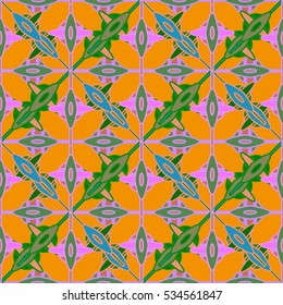 Memfis style abstract backdrop. Geometric seamless pattern. Repeating decoration print. Seamless primitive geometric background.