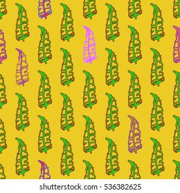 Memfis style abstract backdrop. Geometric seamless pattern. Repeating decoration print. Seamless primitive geometric background.