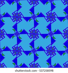 Memfis style abstract backdrop. Geometric seamless pattern. Repeating decoration print. Seamless primitive geometric background.