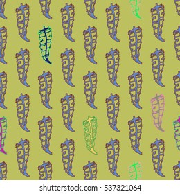 Memfis style abstract backdrop. Geometric seamless pattern. Repeating decoration print. Seamless primitive geometric background.