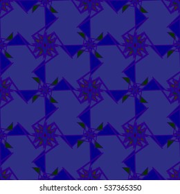 Memfis style abstract backdrop. Geometric seamless pattern. Repeating decoration print. Seamless primitive geometric background.