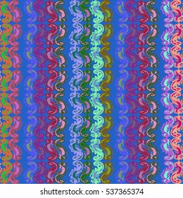 Memfis style abstract backdrop. Geometric seamless pattern. Repeating decoration print. Seamless primitive geometric background.