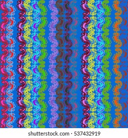 Memfis style abstract backdrop. Geometric seamless pattern. Repeating decoration print. Seamless primitive geometric background.