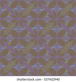 Memfis style abstract backdrop. Geometric seamless pattern. Repeating decoration print. Seamless primitive geometric background.